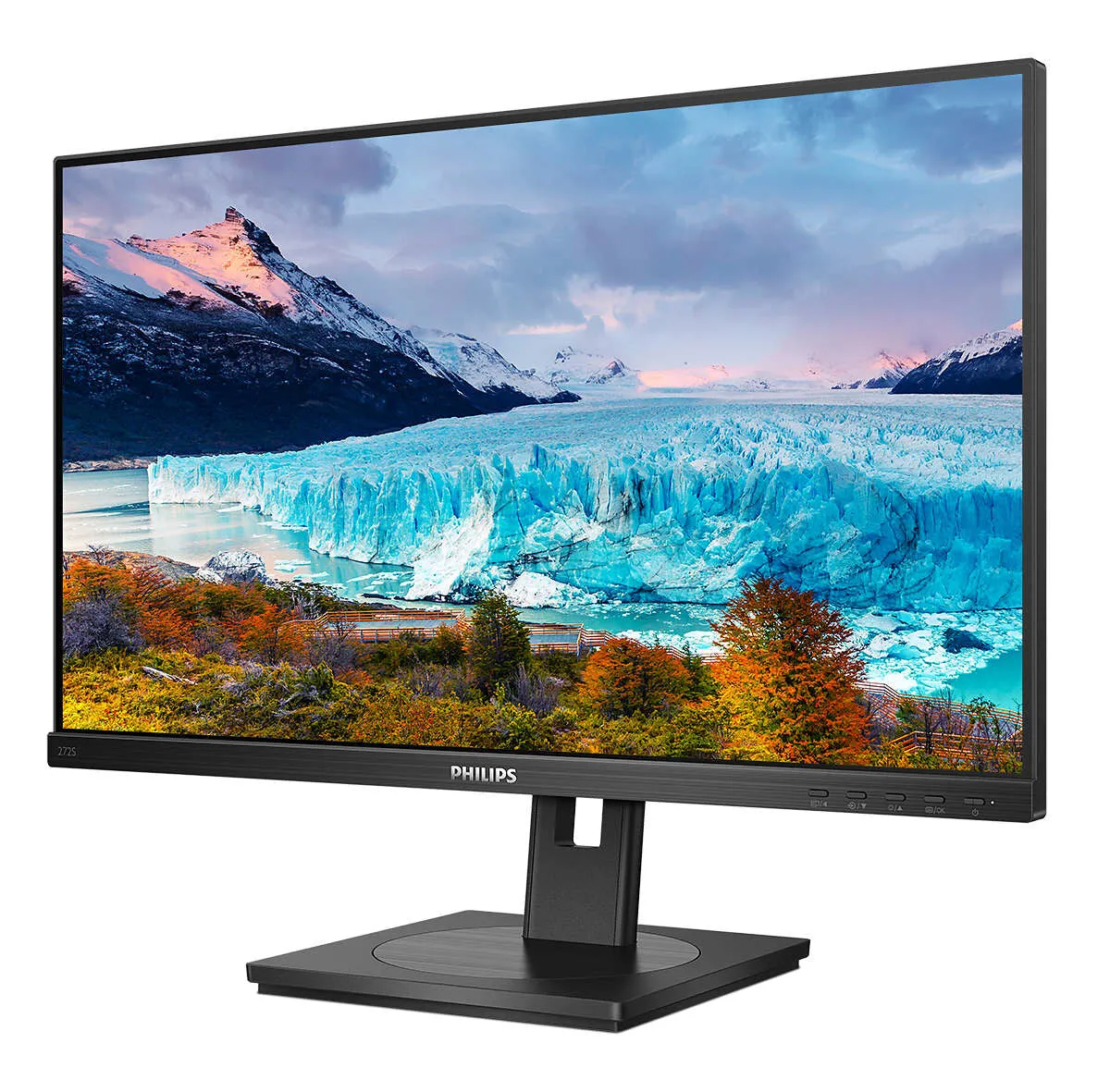 Philips 272S1M/00 27" Full HD Monitor - 75Hz, 4ms, IPS, Adaptive-Sync, Height Adjustable, Speakers, Black