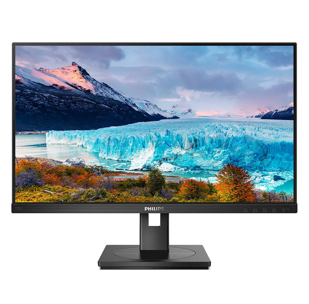 Philips 272S1M/00 27" Full HD Monitor - 75Hz, 4ms, IPS, Adaptive-Sync, Height Adjustable, Speakers, Black