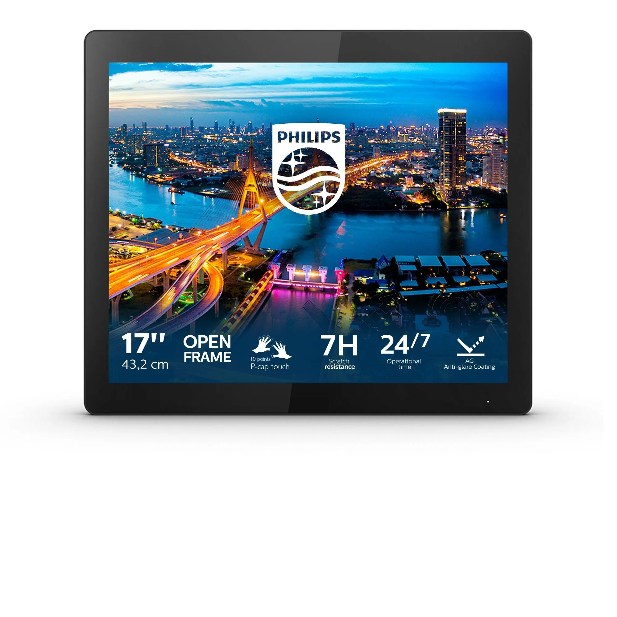Philips B Line 172B1TFL/00 17" 1280 x 1024 Monitor - 4ms, TN, Black, Speakers