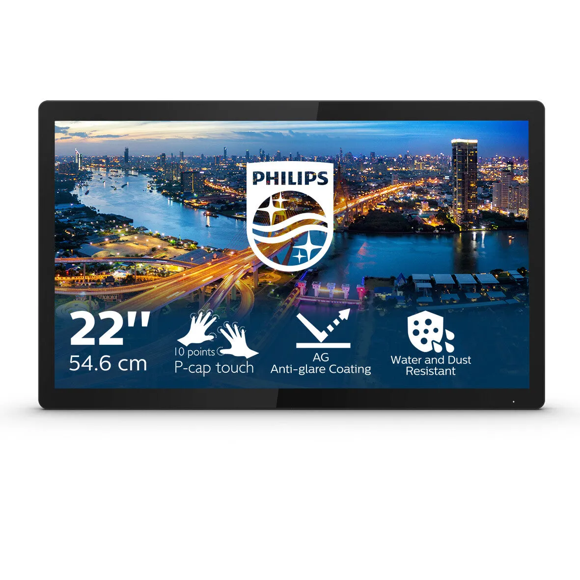 Philips B Line 222B1TFL/00 21.5" Full HD Monitor - 75Hz, 4ms, IPS, Black