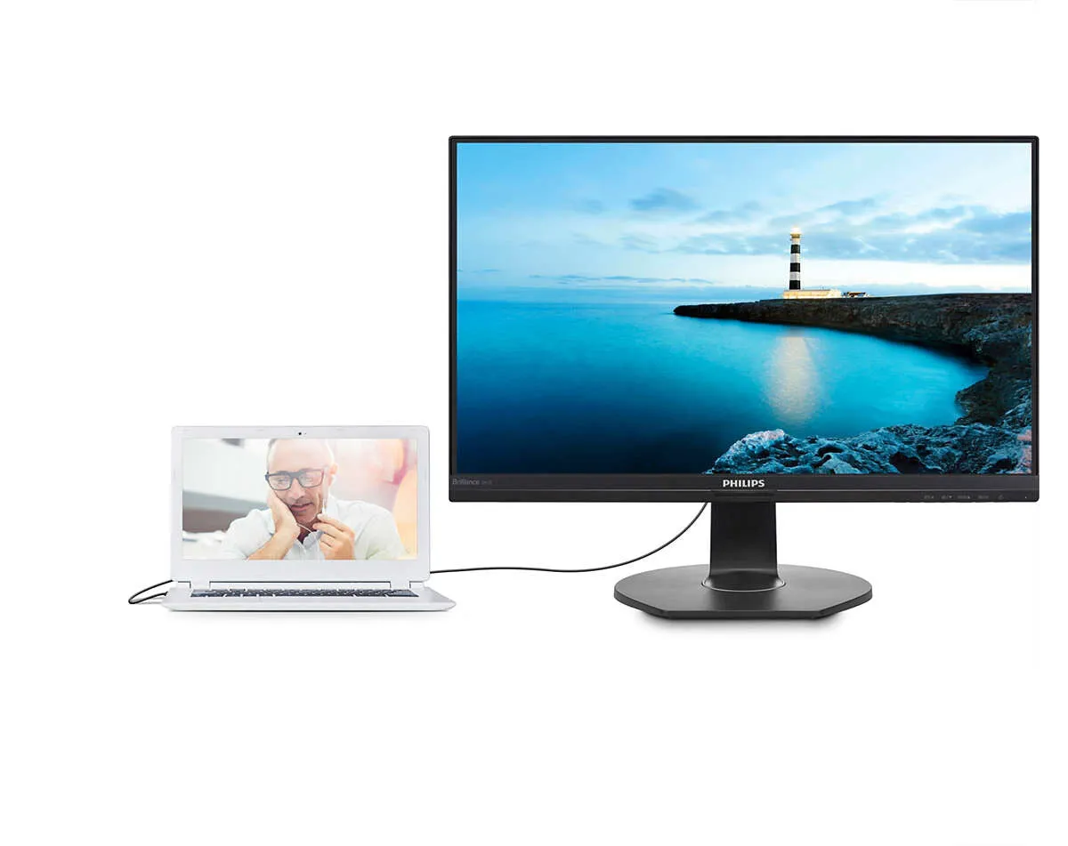 Philips B Line 241B7QUPBEB/00 23.8" Full HD Monitor - 75Hz, 5ms, IPS, Height Adjustable, Speakers, Black