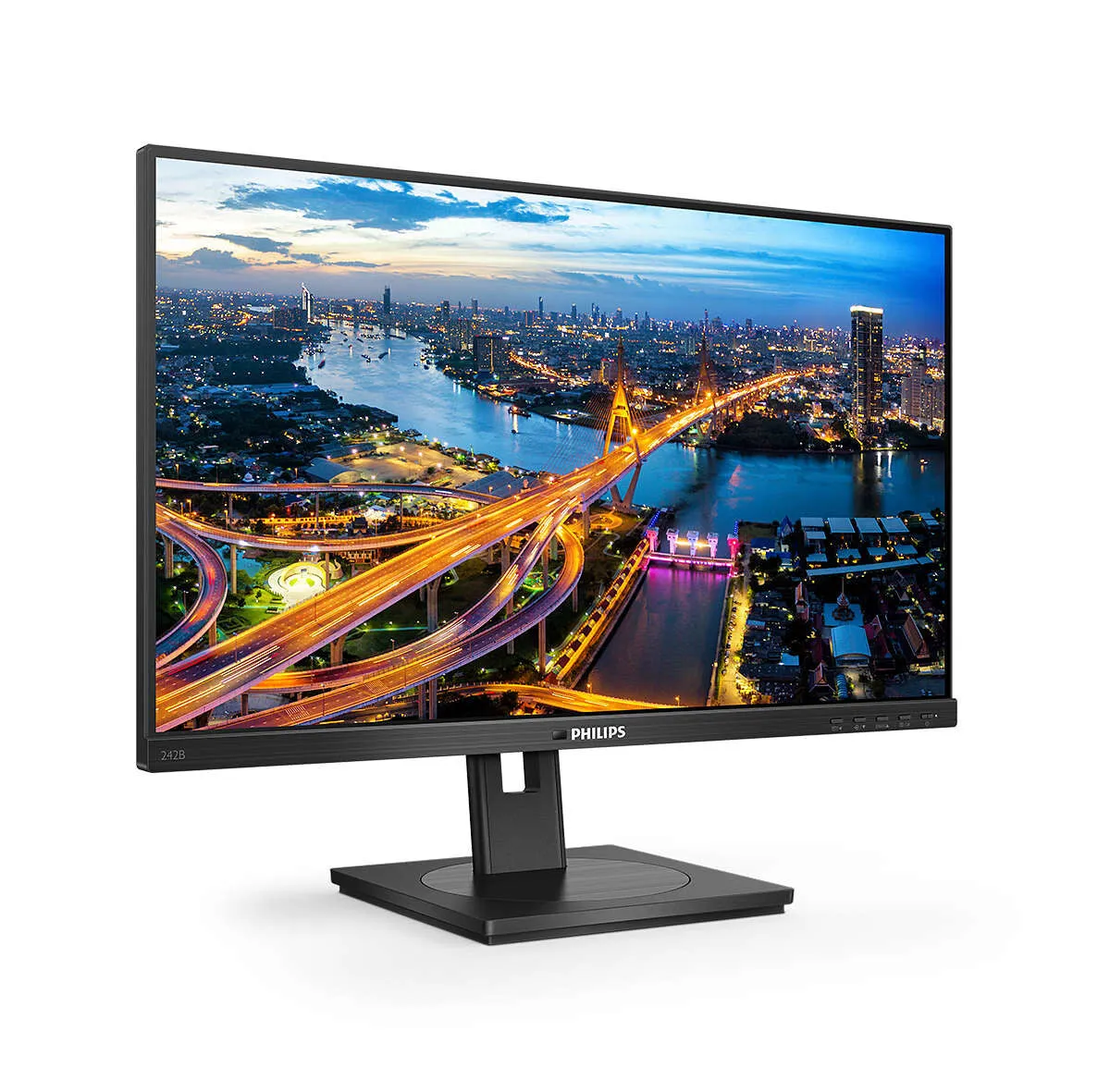 Philips B Line 242B1/00 23.8" Full HD Monitor - 75Hz, 4ms, IPS, Adaptive-Sync, Height Adjustable, Speakers, Black