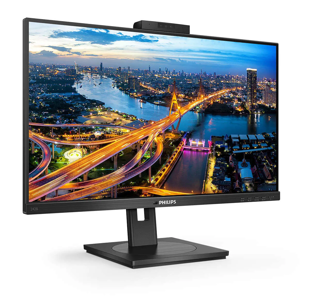 Philips B Line 242B1H/00 23.8" Full HD Monitor - 75Hz, 4ms, IPS, Adaptive Sync, Height Adjustable, Speakers, Black