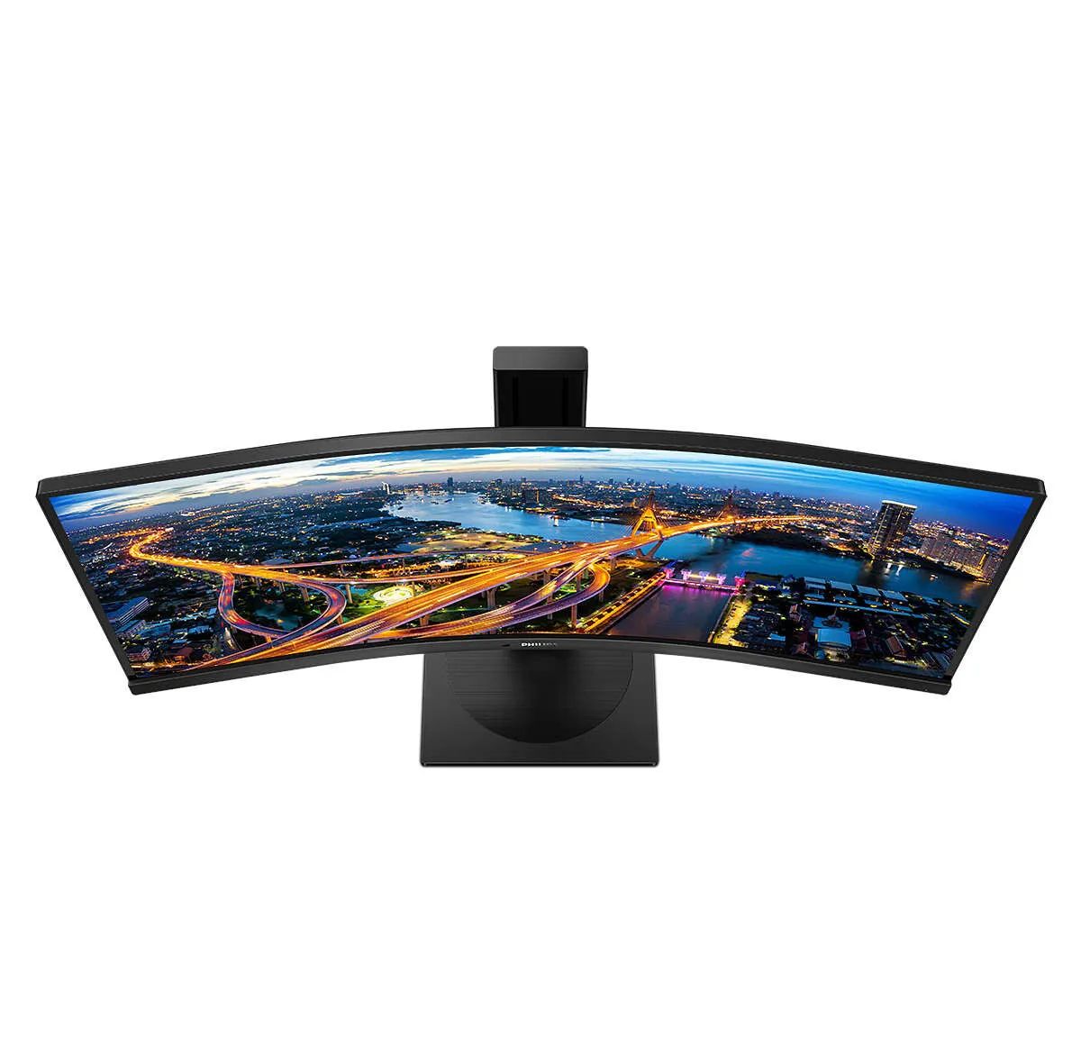 Philips B Line 346B1C/00 34" Quad HD Curved Monitor - 100Hz, 4ms, VA, Adaptive-Sync, Height Adjustable, Speakers, Black
