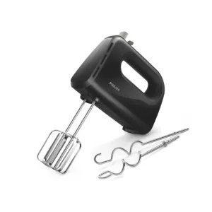 Philips Daily Hand Mixer 300W 5 Speed Black - HR3705/10