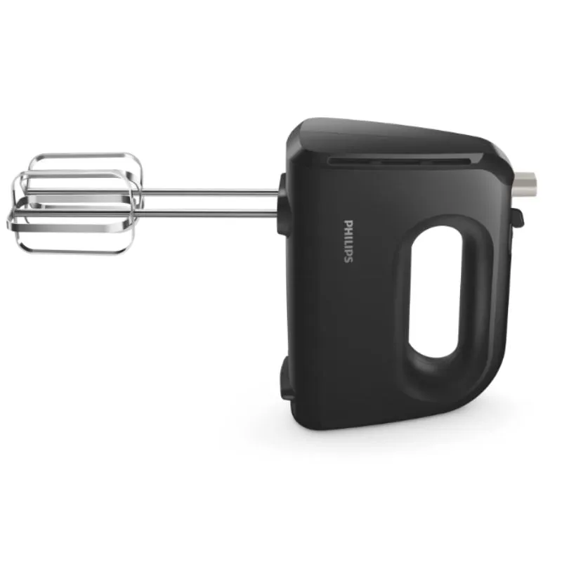 Philips Daily Hand Mixer 300W 5 Speed Black - HR3705/10