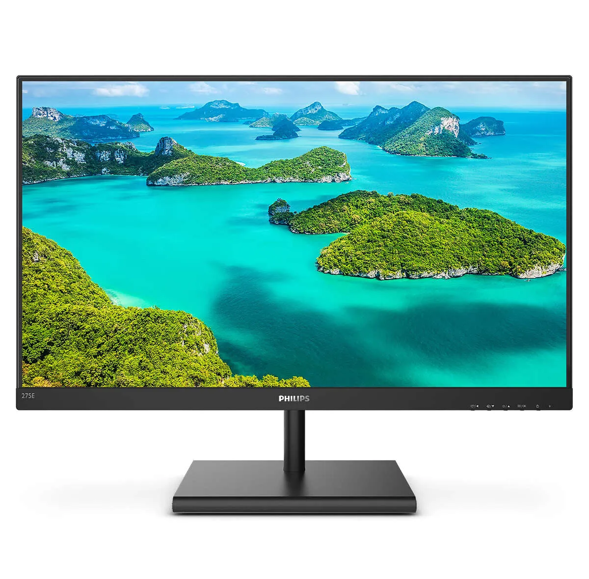 Philips E Line 275E1S/00 27" Quad HD Monitor - 75Hz, 4ms, IPS, AMD FreeSync, Black