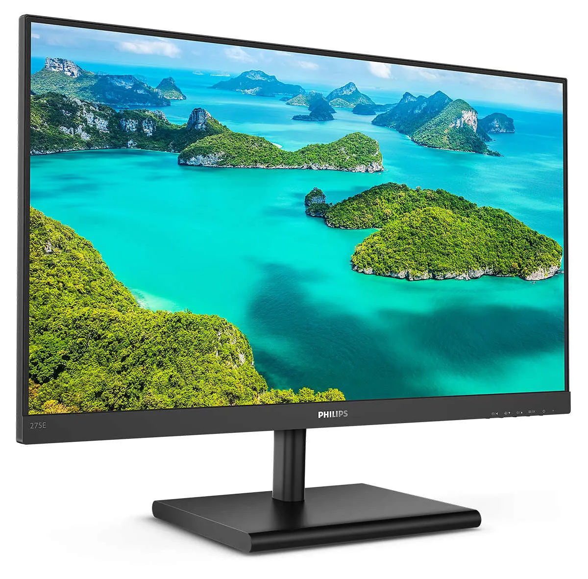 Philips E Line 275E1S/00 27" Quad HD Monitor - 75Hz, 4ms, IPS, AMD FreeSync, Black