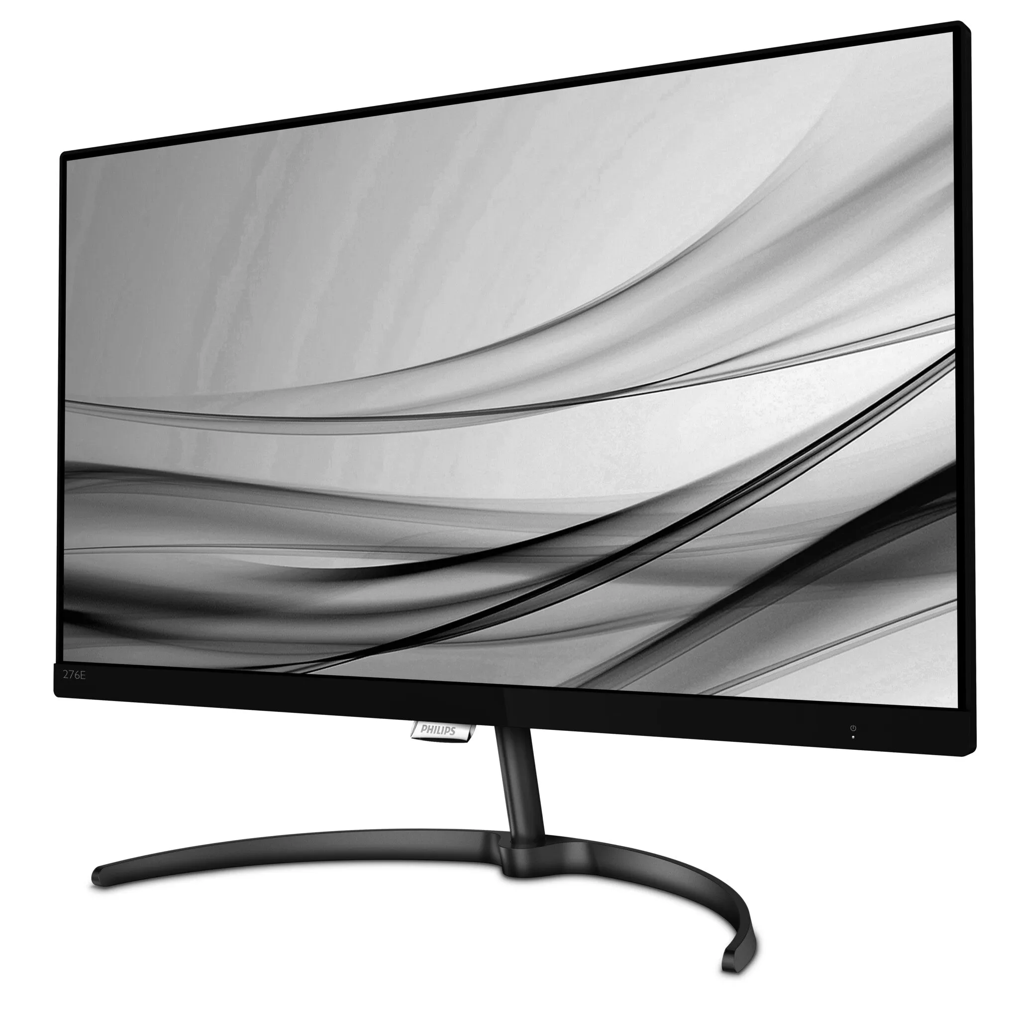 Philips E Line 276E8VJSB/00 27" 4K Ultra HD Monitor - 60Hz, 5ms, IPS, Black and Metallic