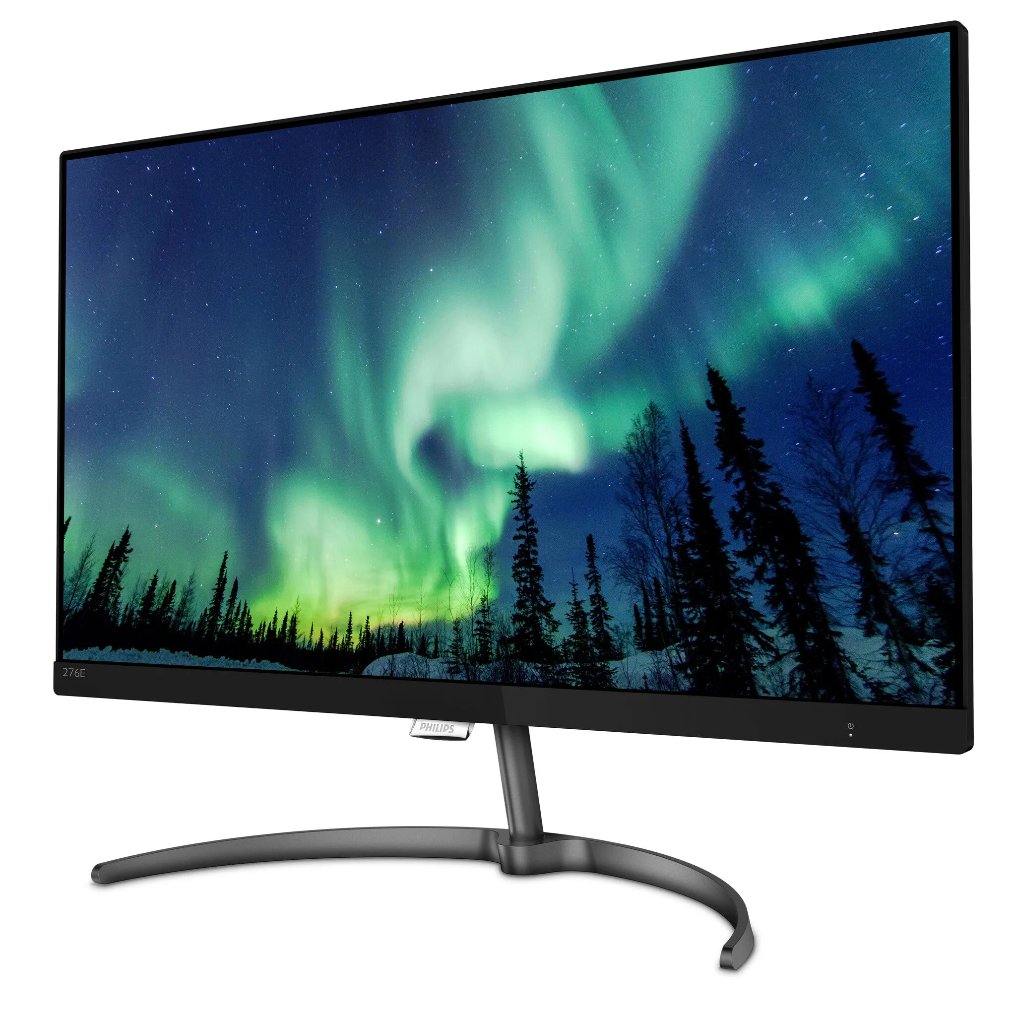 Philips E Line 276E8VJSB/00 27" 4K Ultra HD Monitor - 60Hz, 5ms, IPS, Black and Metallic