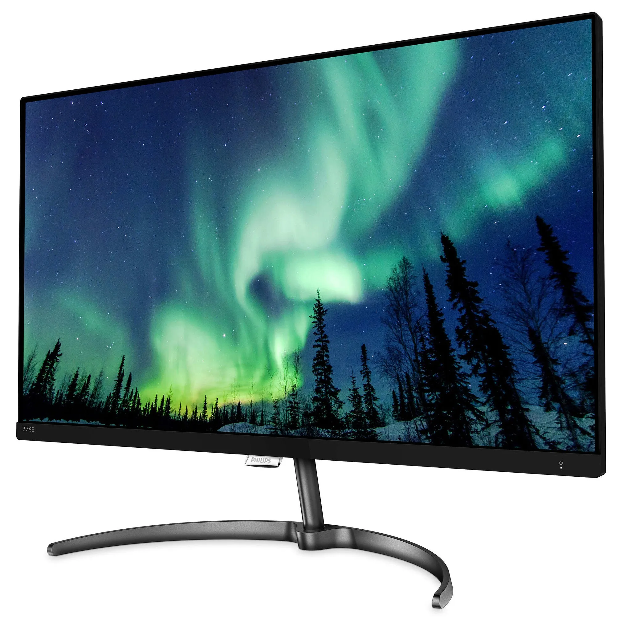 Philips E Line 276E8VJSB/00 27" 4K Ultra HD Monitor - 60Hz, 5ms, IPS, Black and Metallic