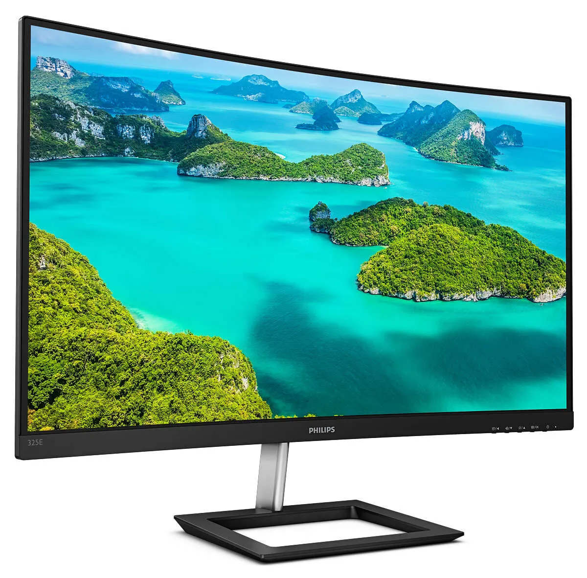 Philips E Line 325E1C/00 31.5" Quad HD Curved Monitor - 75Hz, 4ms, VA, AMD FreeSync, Black