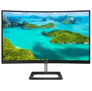 Philips E Line 325E1C/00 31.5" Quad HD Curved Monitor - 75Hz, 4ms, VA, AMD FreeSync, Black