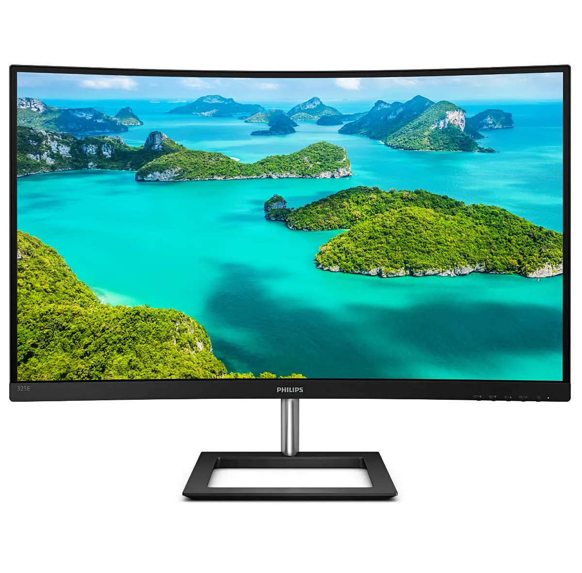 Philips E Line 325E1C/00 31.5" Quad HD Curved Monitor - 75Hz, 4ms, VA, AMD FreeSync, Black
