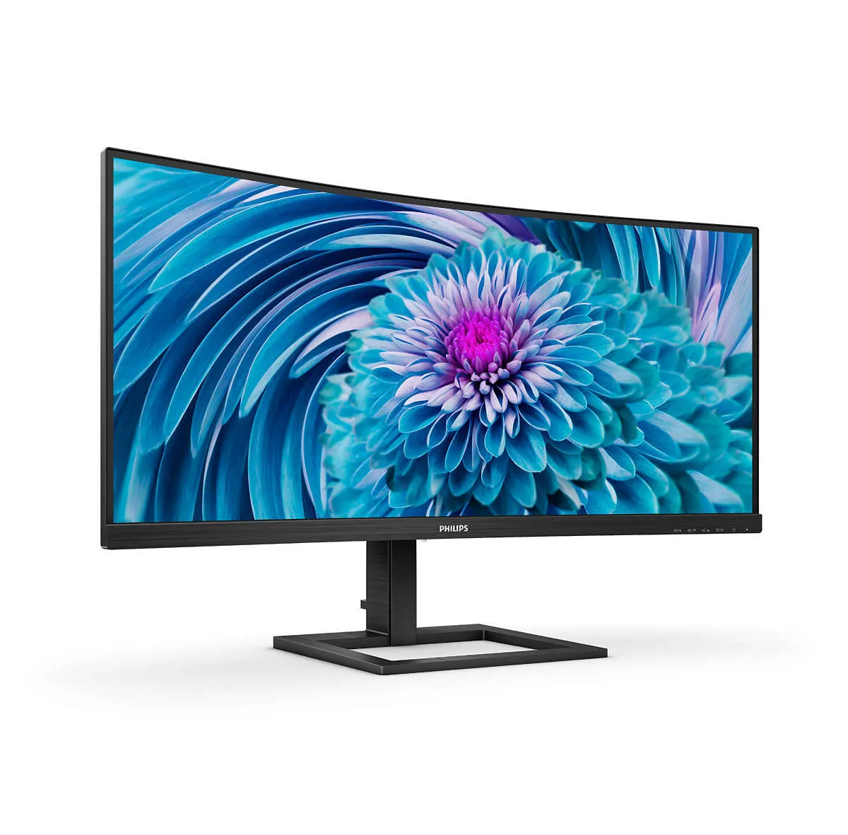 Philips E Line 346E2CUAE/00 34" Wide Quad HD  Curved Gaming Monitor - 100Hz, 4ms, VA, AMD FreeSync, Height Adjustable, Speakers, Black