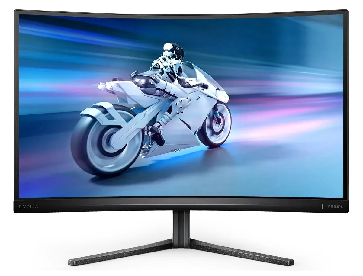 Philips Evnia 27M2C5500W/00 27" Quad HD Curved Gaming Monitor - 144Hz, 1ms, VA, AMD FreeSync, Height Adjustable, Black