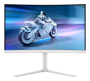 Philips Evnia 27M2C5501/00 27" Quad HD Curved Gaming Monitor - 180Hz, 1ms, VA, Height Adjustable, White