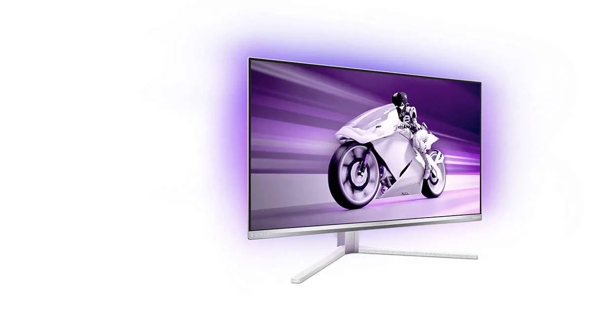 Philips Evnia 27M2N8500/00 26.5" Quad HD Gaming Monitor - 360Hz, 0.03ms, OLED, NVIDIA G-Sync, AMD FreeSync, Height Adjustable, Speakers, White