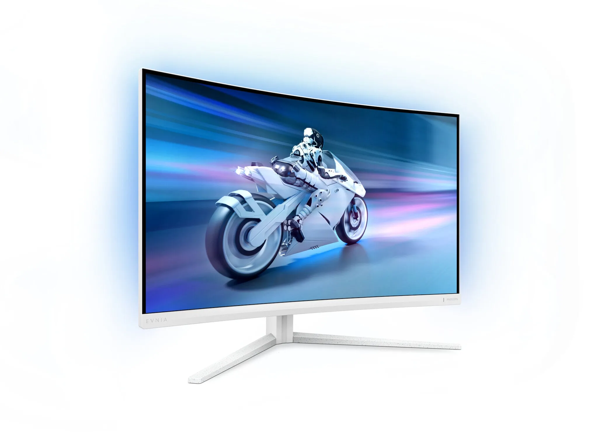 Philips Evnia 32M2C5501/00 32" Full HD Curved Gaming Monitor - 180Hz, 1ms, VA, AMD FreeSync, Height Adjustable, Speakers, White