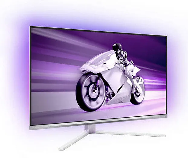 Philips Evnia 32M2N8900/00 31.5" 4K Ultra HD Gaming Monitor - 240Hz, 0.03ms, OLED, Height Adjustable, Speakers, White