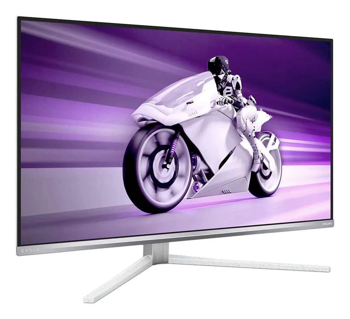 Philips Evnia 32M2N8900/00 31.5" 4K Ultra HD Gaming Monitor - 240Hz, 0.03ms, OLED, Height Adjustable, Speakers, White