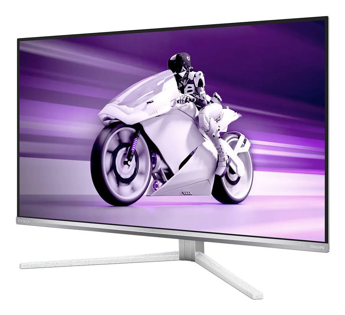Philips Evnia 32M2N8900/00 31.5" 4K Ultra HD Gaming Monitor - 240Hz, 0.03ms, OLED, Height Adjustable, Speakers, White