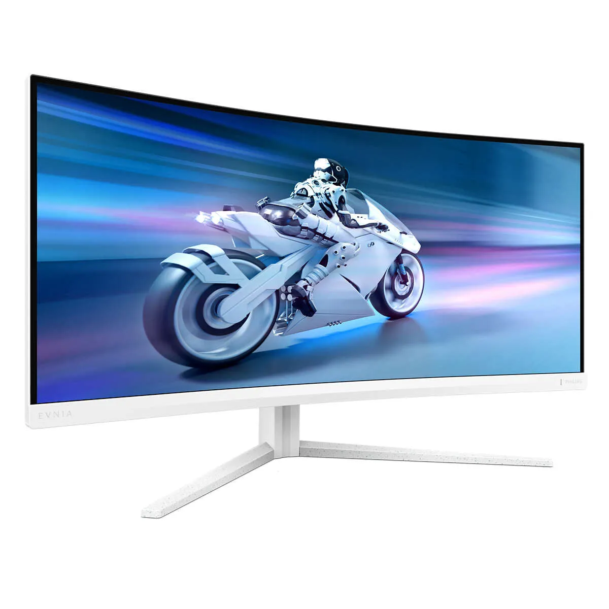 Philips Evnia 34M2C5501A/00 34" Wide Quad HD Curved Gaming Monitor - 180Hz, 1ms, VA, AMD FreeSync, Height Adjustable, Speakers, White