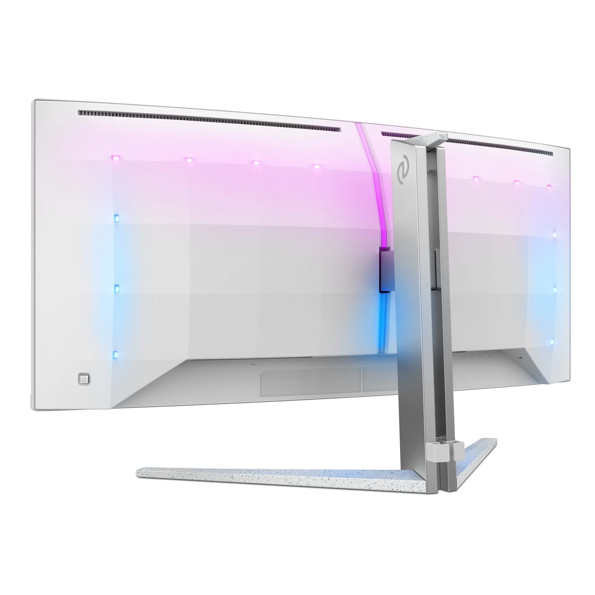 Philips Evnia 34M2C8600/00 34" Wide Quad HD Curved Gaming Monitor - 0.03ms, OLED, AMD FreeSync, Height Adjustable, Speakers, White