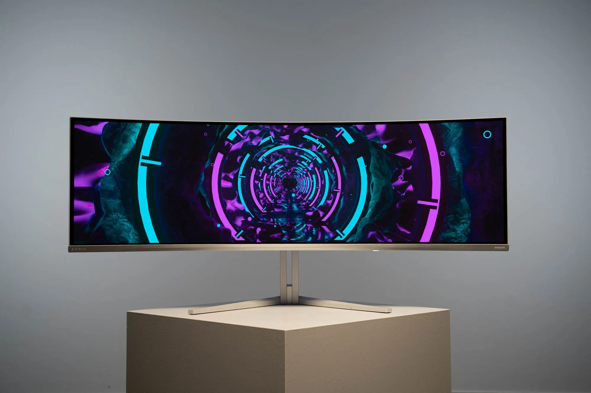 Philips Evnia 49M2C8900/00 48.9" Dual QHD Curved Gaming Monitor - 240Hz, 0.03ms, OLED, NVIDIA G-Sync, AMD FreeSync, Height Adjustable, Speakers, White