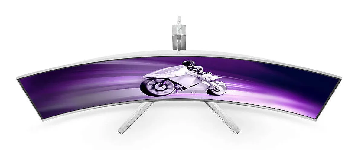 Philips Evnia 49M2C8900/00 48.9" Dual QHD Curved Gaming Monitor - 240Hz, 0.03ms, OLED, NVIDIA G-Sync, AMD FreeSync, Height Adjustable, Speakers, White
