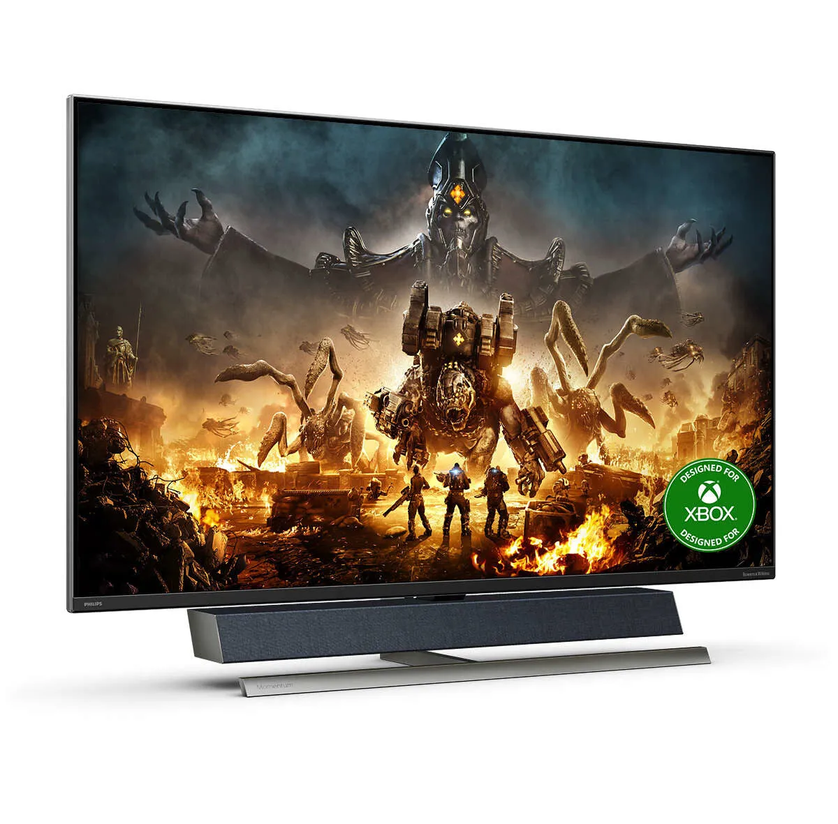 Philips Momentum 559M1RYV/00 55" 4K Ultra HD Gaming Monitor - 144Hz, 4ms, VA, AMD FreeSync, Speakers, Black