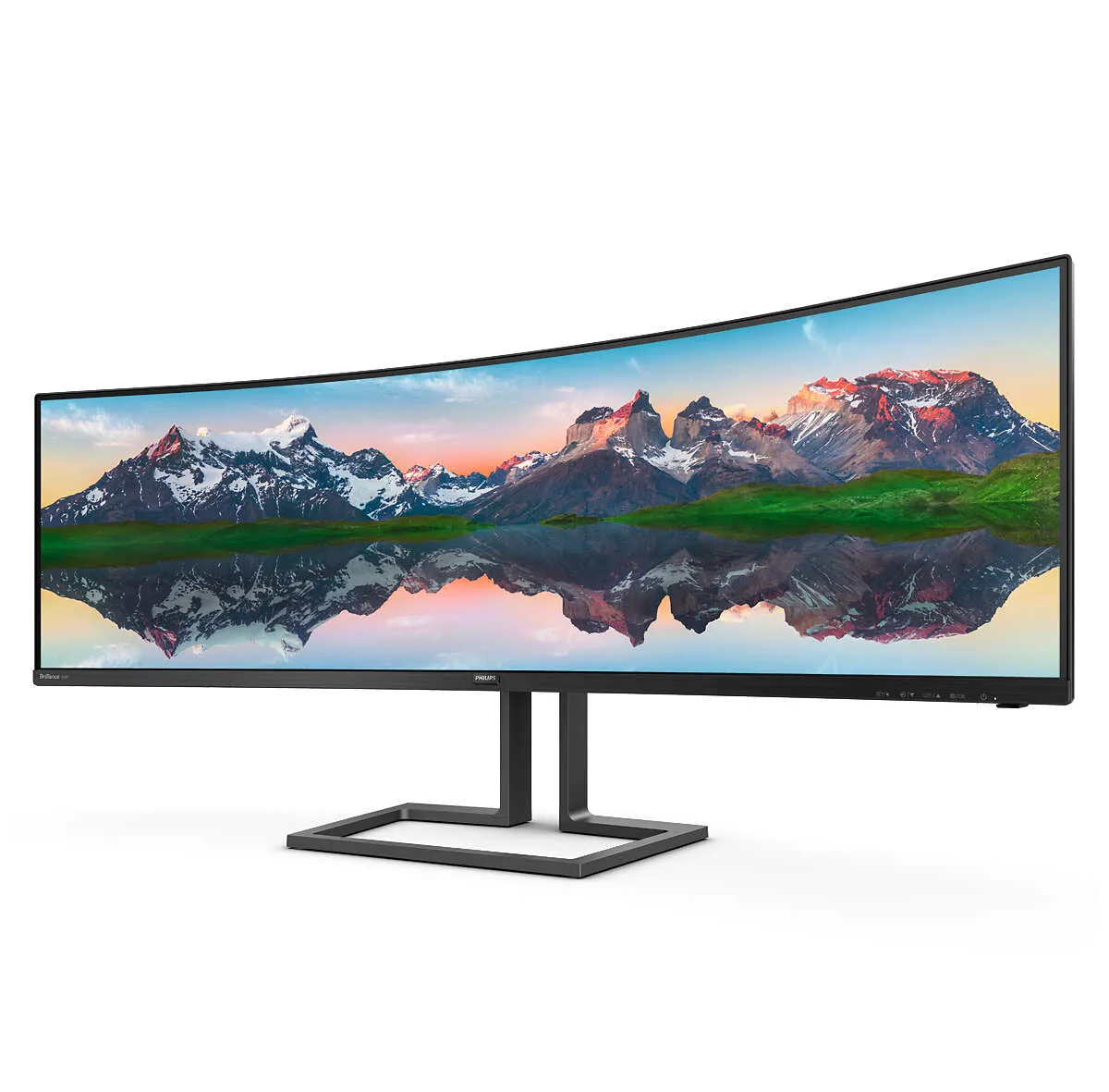 Philips P Line 498P9Z/00 48.8" 5120 x 1440 Curved Gaming Monitor - 165Hz, 4ms, VA, Adaptive-Sync, Height Adjustable, Speakers, Black