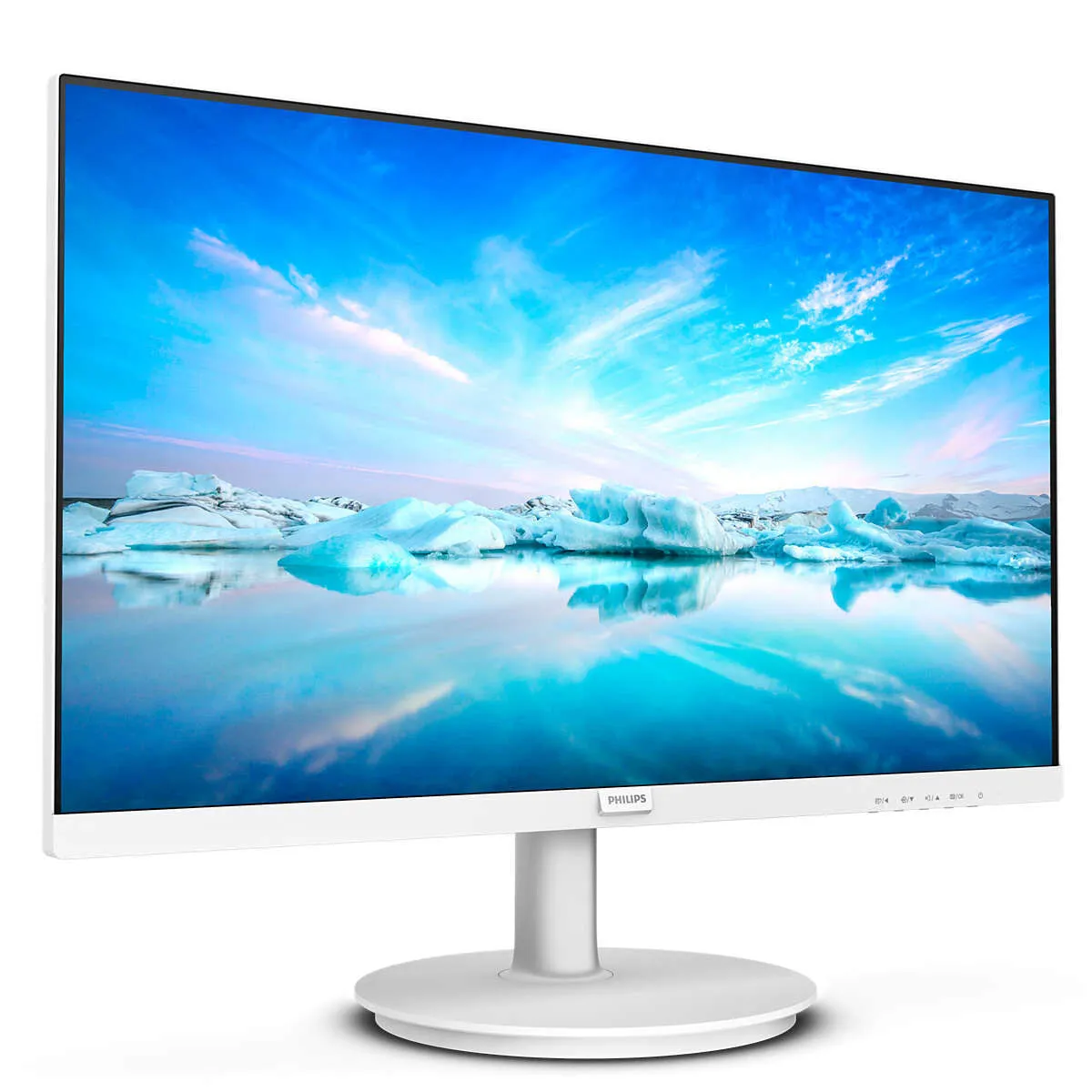 Philips V Line 241V8AW/00 23.8" Full HD Monitor - 75Hz, 4ms, IPS, Adaptive-Sync, Speakers, White