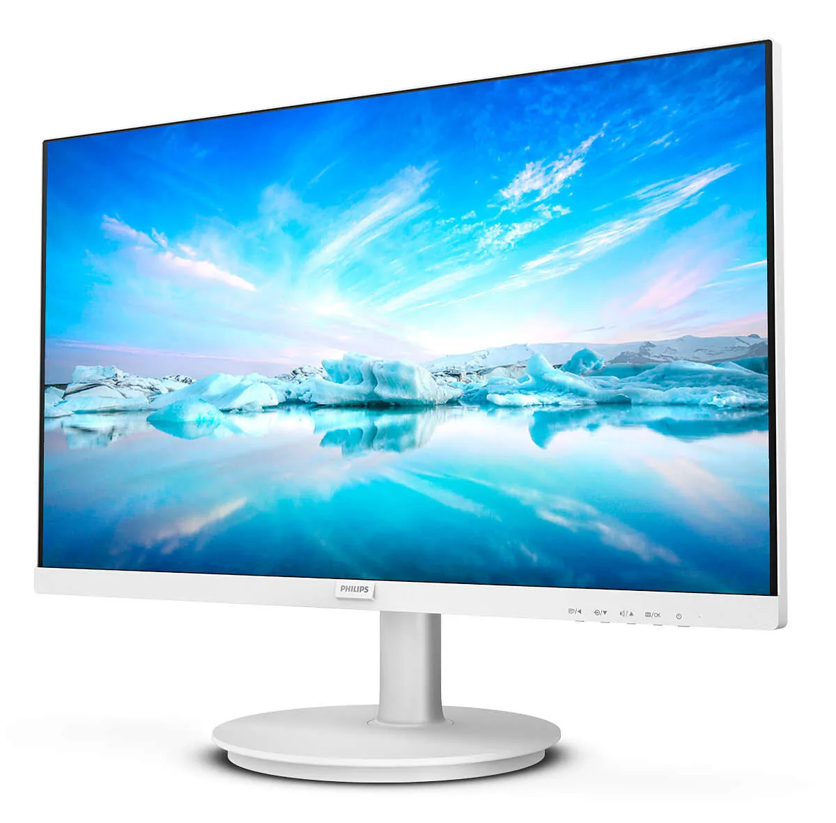 Philips V Line 241V8AW/00 23.8" Full HD Monitor - 75Hz, 4ms, IPS, Adaptive-Sync, Speakers, White