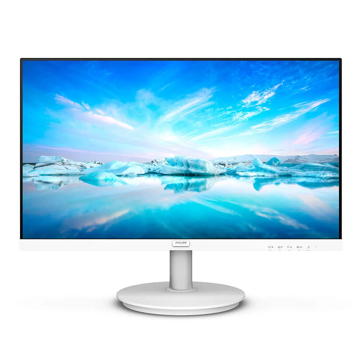 Philips V Line 241V8AW/00 23.8" Full HD Monitor - 75Hz, 4ms, IPS, Adaptive-Sync, Speakers, White