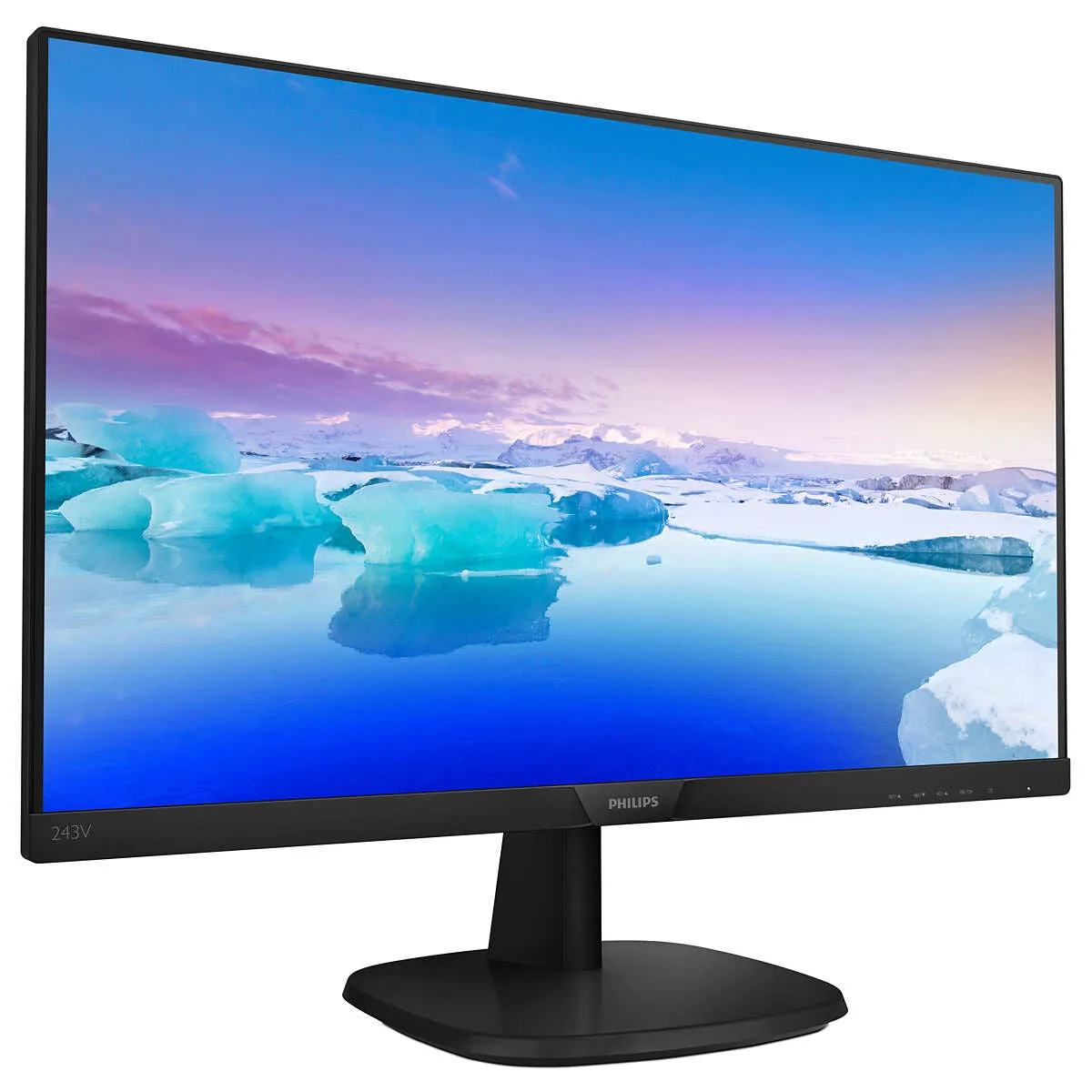 Philips V Line 243V7QDAB/00 23.8" Full HD Monitor - 75Hz, 4ms, IPS, Height Adjustable, Speakers, Black