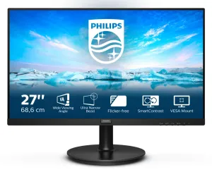 Philips V Line 271V8LA/00 27" Full HD Monitor - 75Hz, 4ms, VA, Adaptive-Sync, Speakers, Black