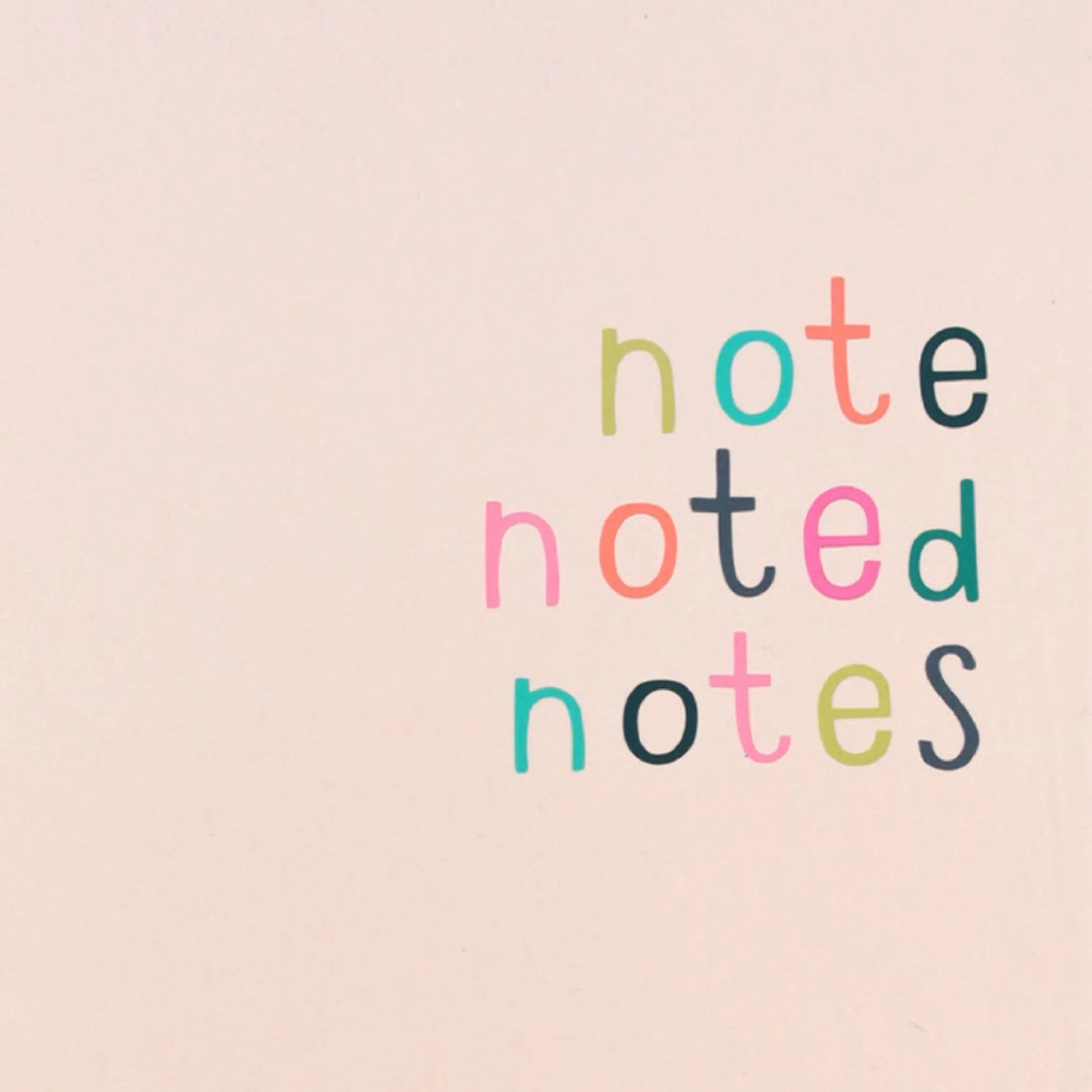 Pink Notes A5 Spiral Notebook