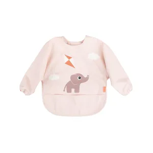 Playground Sleeved Pocket Bib | Powder Pink