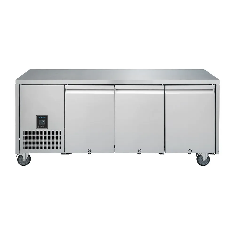 Polar 420L U-Series Premium 3 Door Counter Fridge