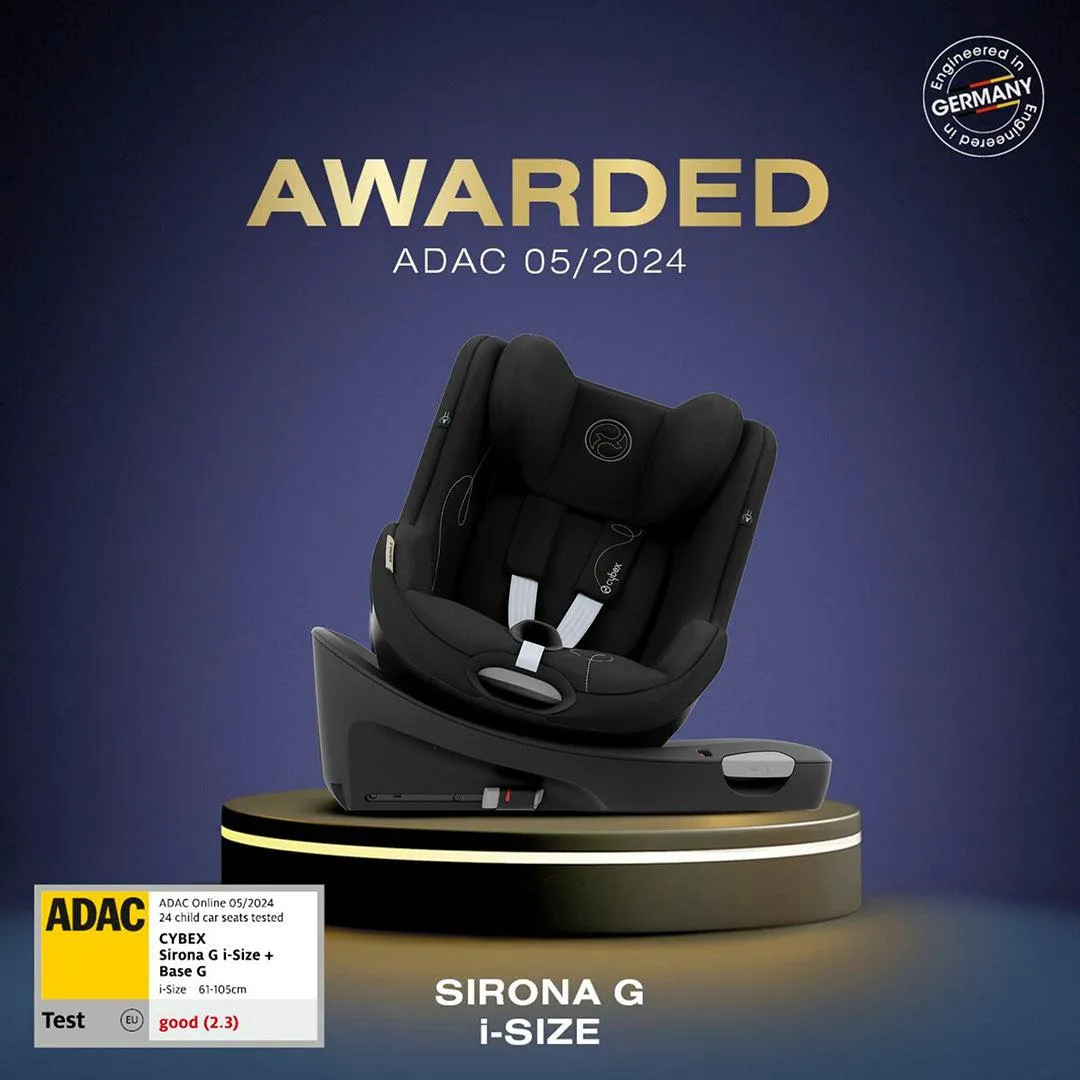 [Preloved] - CYBEX Sirona G i-Size Car Seat - Moon Black