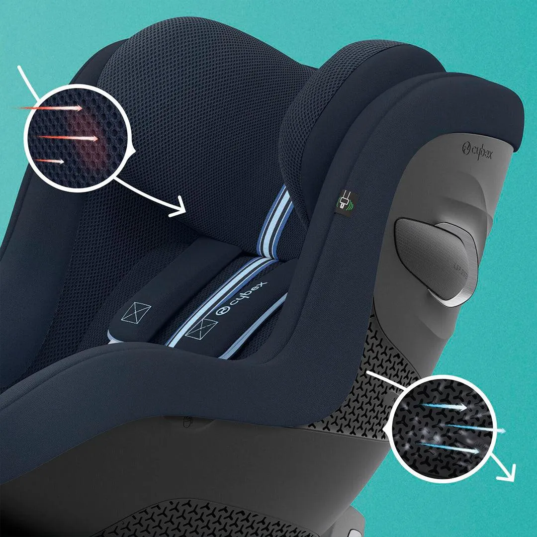 [Preloved] - CYBEX Sirona G i-Size Car Seat - Moon Black