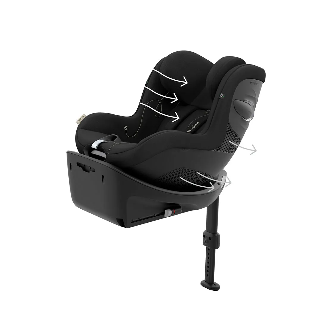 [Preloved] - CYBEX Sirona G i-Size Car Seat - Moon Black