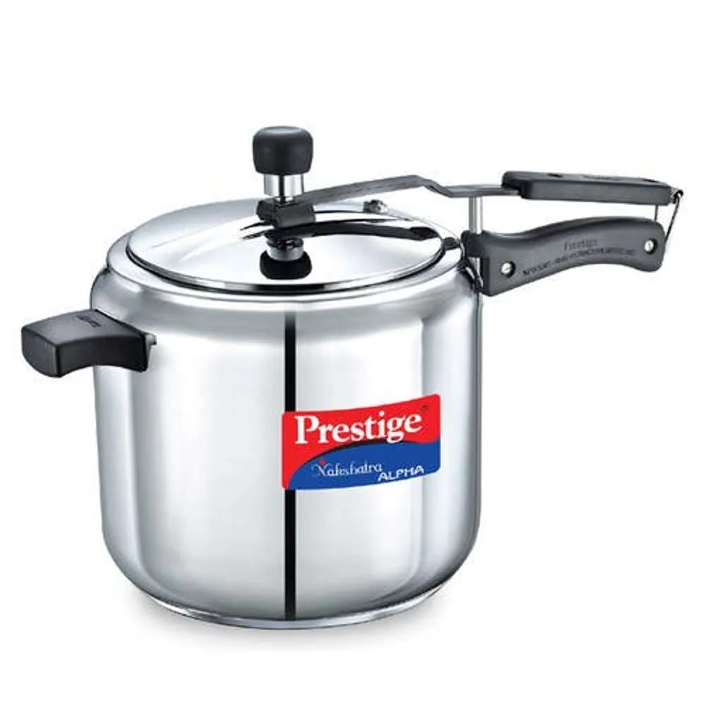 Prestige Nakshatra Alpha Stainless Steel Lid Pressure Cookerwith Induction 7L