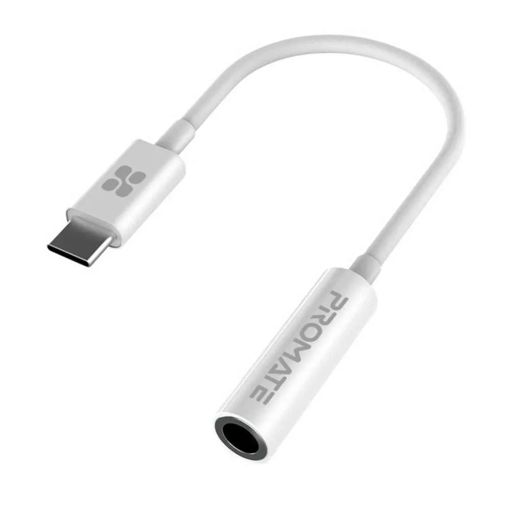 Promate AUXLink-C Stereo USB-C to 3.5mm AUX Adapter