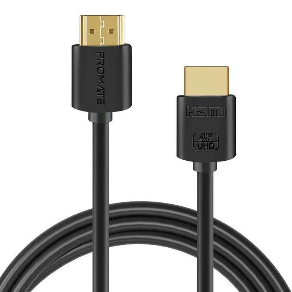 Promate HDMI (Male)-HDMI (Male) Cable 3D 4K UltraHD Ethernet 5m