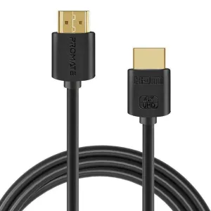 Promate HDMI (Male)-HDMI (Male) Cable 3D 4K UltraHD Ethernet 5m