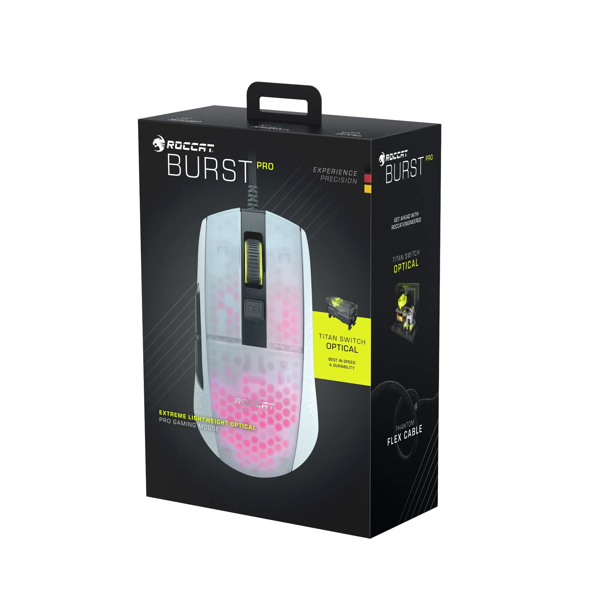 ROCCAT Burst Pro mouse Gaming Right-hand USB Type-A Optical 16000 DPI