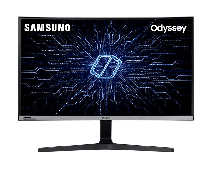 Samsung C27RG50FQR 27" Full HD Curved Gaming Monitor - 144Hz, 4ms, VA, AMD FreeSync, Blue and Grey