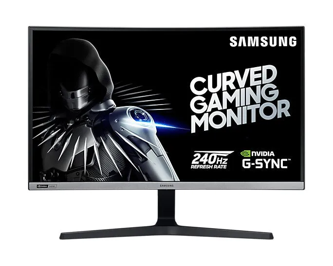 Samsung C27RG50FQR 27" Full HD Curved Gaming Monitor - 144Hz, 4ms, VA, AMD FreeSync, Blue and Grey